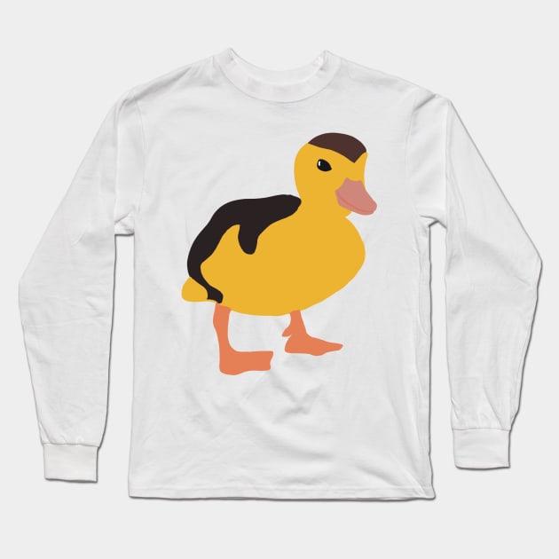 cute duck Long Sleeve T-Shirt by gremoline